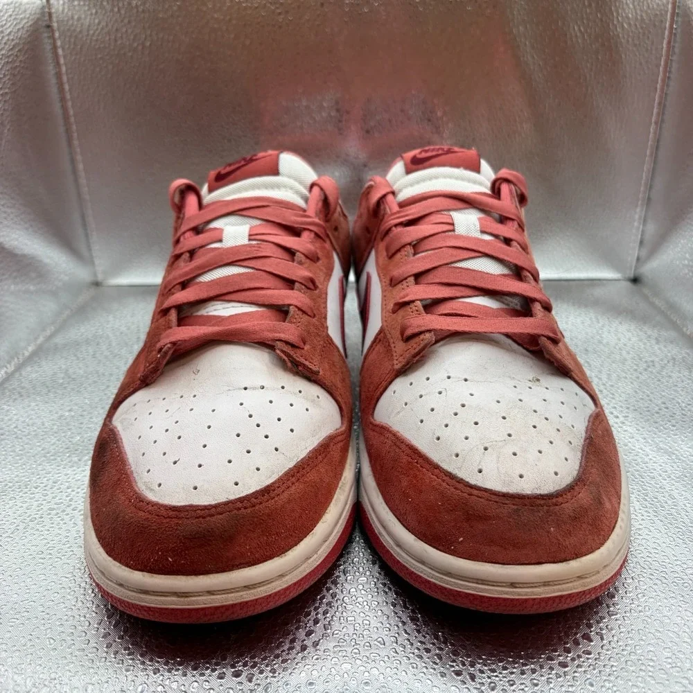 Size‎ 10 Nike Wmns Dunk Low Valentines Day White Red Womens Shoes FQ7056-100